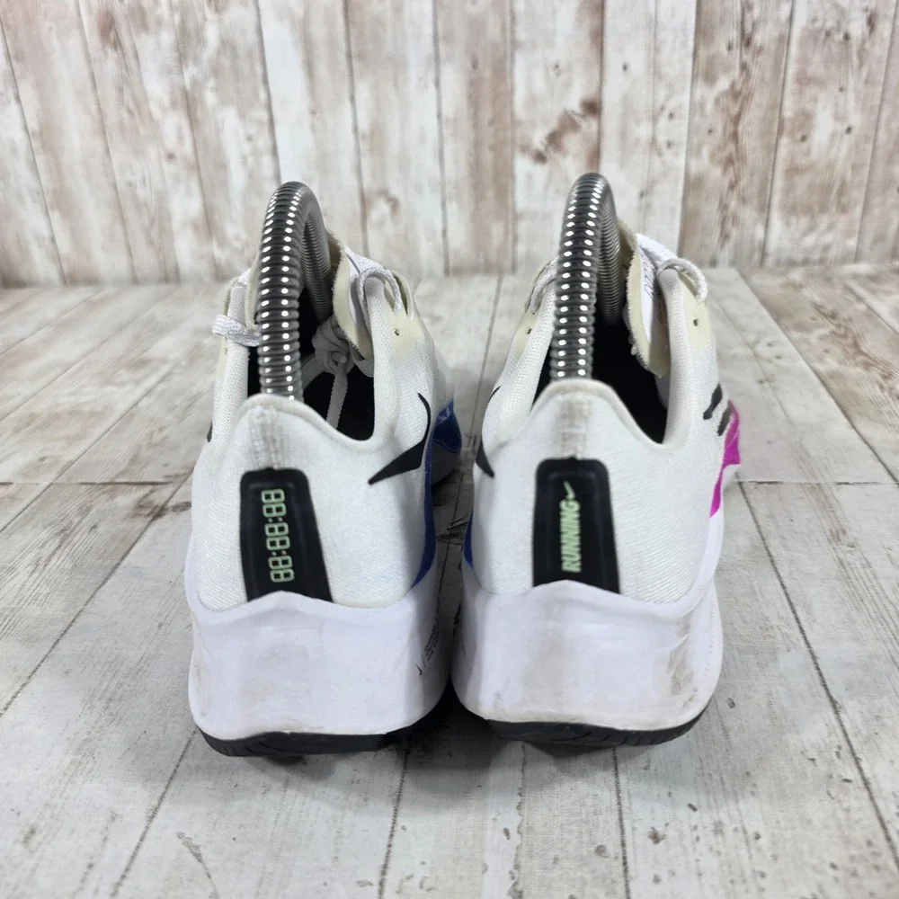 Nike‎ Air Zoom Pegasus 37 Womens Running Shoes White Black BQ9647-103 Size 6